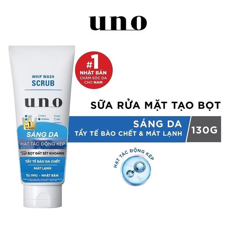 Sữa Rửa Mặt Shiseido Uno 130g: Bí Quyết Da Sạch Sâu, Mịn Màng
