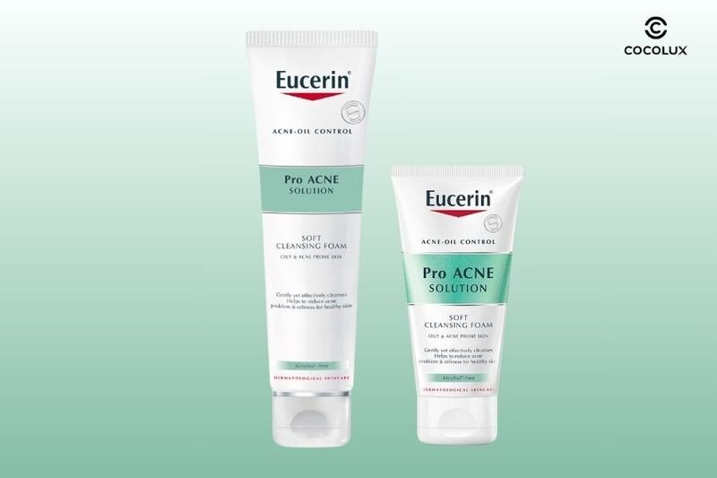 Bao bì sữa rửa mặt Eucerin Pro ACNE Solution dung tích 50g và 150g