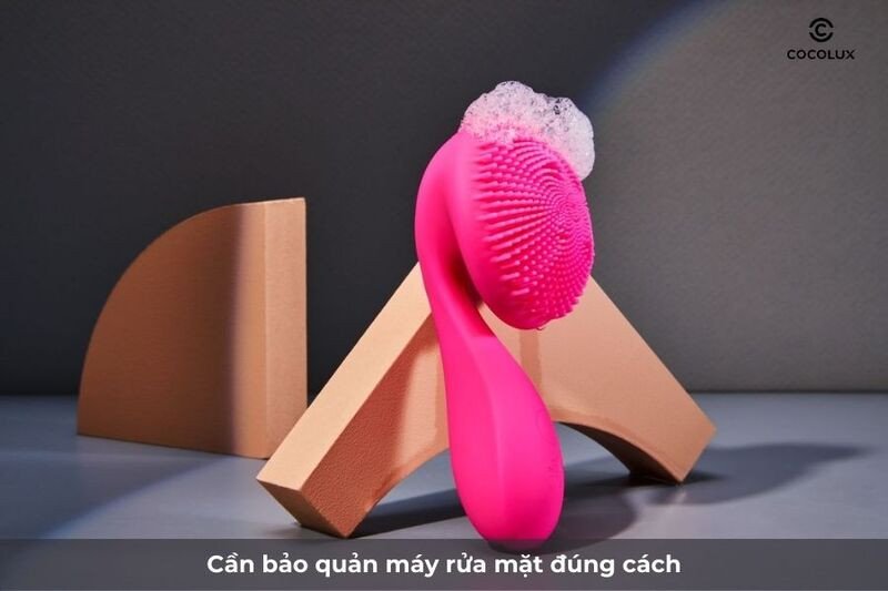 Bảo quản máy rửa mặt ở nơi thoáng mát để tránh vi khuẩn