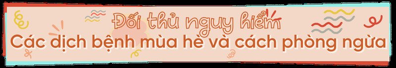 Biểu tượng cảnh báo sốt xuất huyết, tay chân miệng và COVID-19.