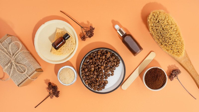 Bột cà phê chứa caffeine hỗ trợ tuần hoàn máu da đầu cho tóc nhanh dài