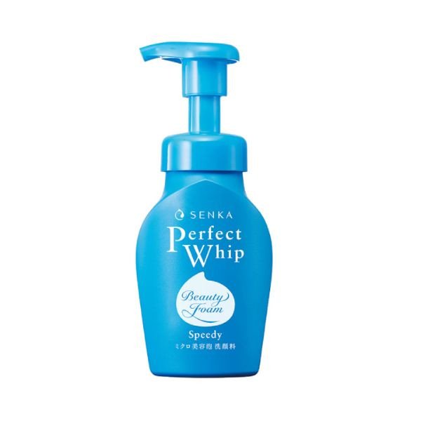Bọt rửa mặt Senka Perfect Whip Beauty Foam Speedy sạch sâu ẩm mịn