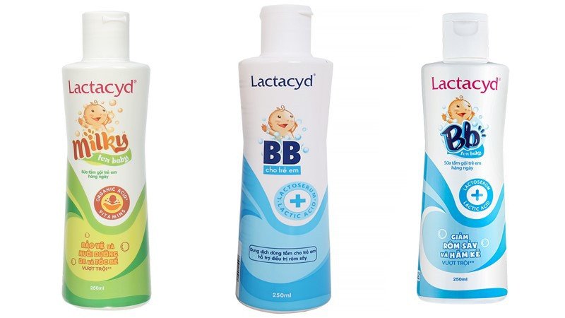 Các loại sữa tắm Lactacyd BB và Milky khác nhau về công dụng