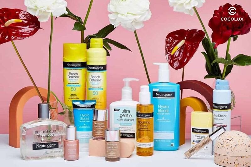 Các sản phẩm chăm sóc da đa dạng của thương hiệu Neutrogena