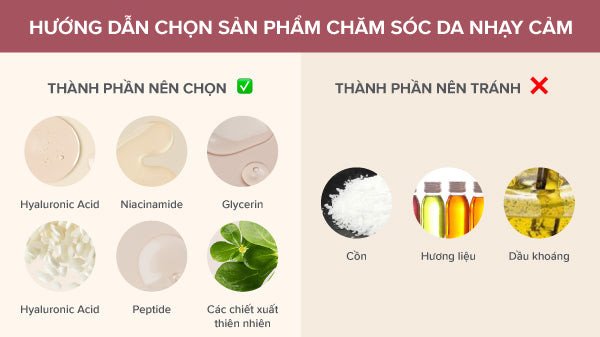 Chọn sản phẩm chăm sóc da nhạy cảm nam