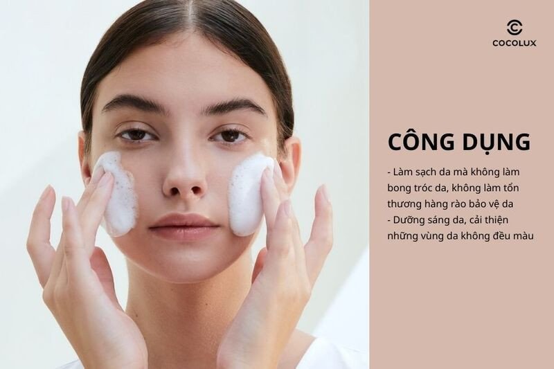 Công dụng làm sạch và dưỡng sáng của gel rửa mặt Skin1004