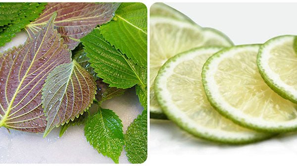 Công thức mặt nạ tía tô kết hợp chanh tươi làm sáng da và mờ nám