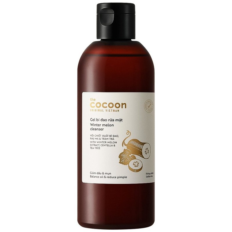 Gel rửa mặt bí đao Cocoon giúp làm sạch da dầu mụn hiệu quả