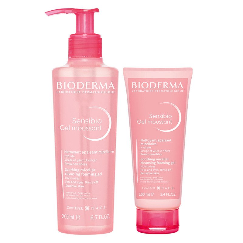 Gel rửa mặt Bioderma Sensibio Gel Moussant dịu nhẹ cho bà bầu