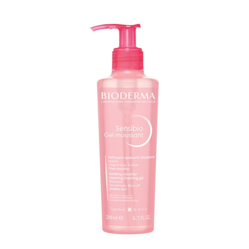 Gel rửa mặt dịu nhẹ Bioderma Sensibio Gel Moussant cho làn da nhạy cảm của trẻ