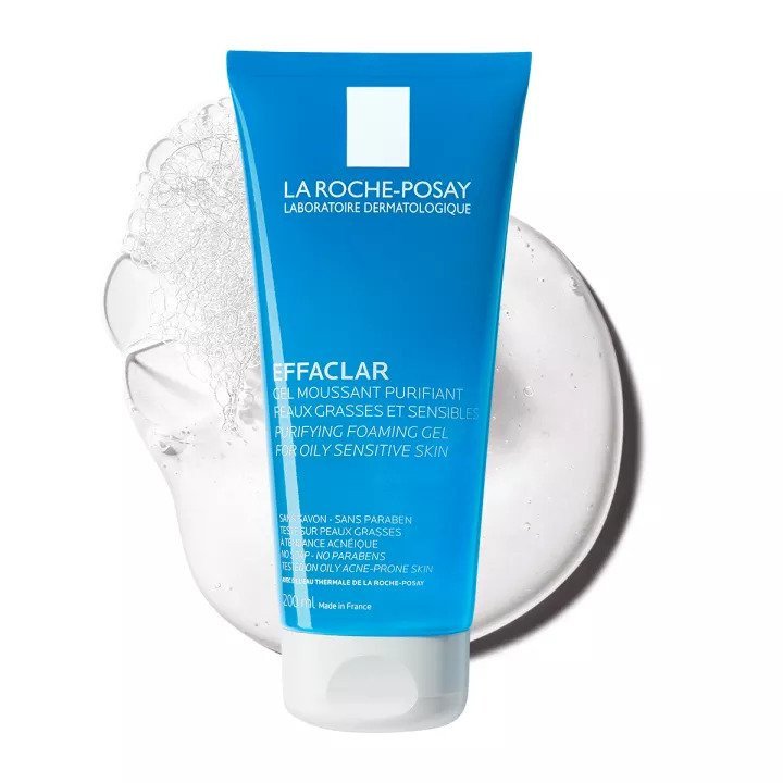 Gel rửa mặt kiềm dầu La Roche-Posay Effaclar giúp sạch mụn
