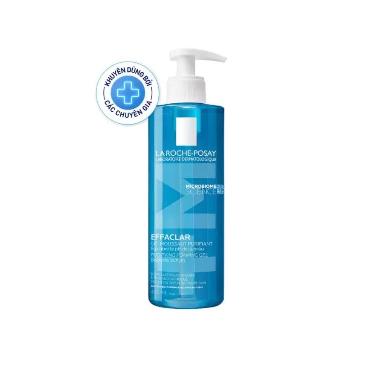 Gel rửa mặt La Roche-Posay Effaclar Moussant Purifiant tạo bọt nhẹ nhàng, làm sạch sâu cho da dầu và da nhạy cảm