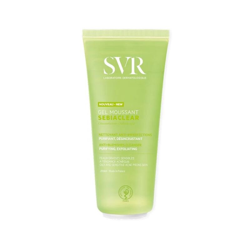 Gel rửa mặt SVR Sebiaclear Gel Moussant cho da dầu và da mụn