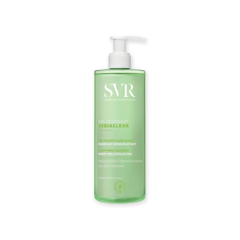 Gel rửa mặt SVR Sebiaclear Gel Moussant làm sạch da dầu mụn hiệu quả