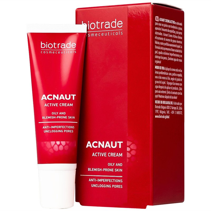 Kem chấm mụn Acnaut Active Cream 15ml chuyên trị mụn trứng cá và kiểm soát bã nhờn