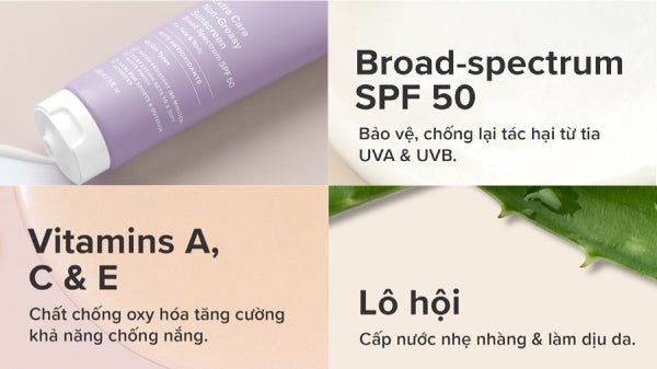 Kem chống nắng dược mỹ phẩm chống nước toàn thân