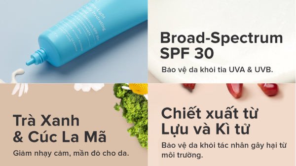 Kem chống nắng dược mỹ phẩm phù hợp da mụn nhạy cảm