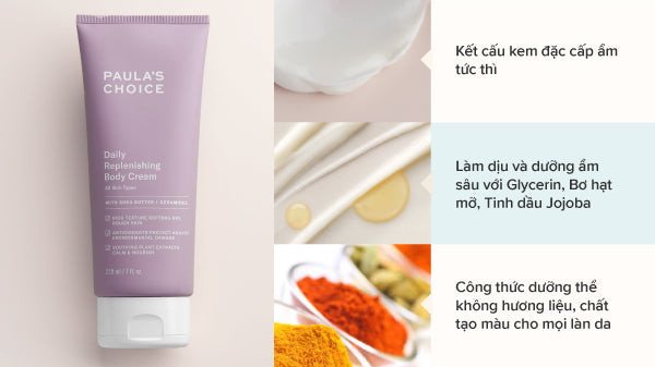 Kem dưỡng thể chuyên dụng giúp da mềm mịn sau khi tẩy lông