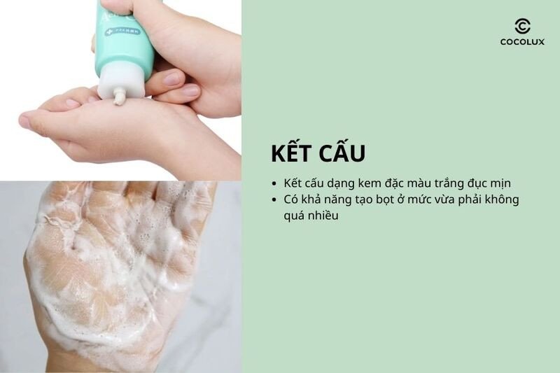 Kết cấu bọt mịn của Sữa Rửa Mặt Senka Perfect Whip Acne Care khi sử dụng