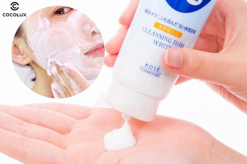 Kết cấu của sữa rửa mặt Kose