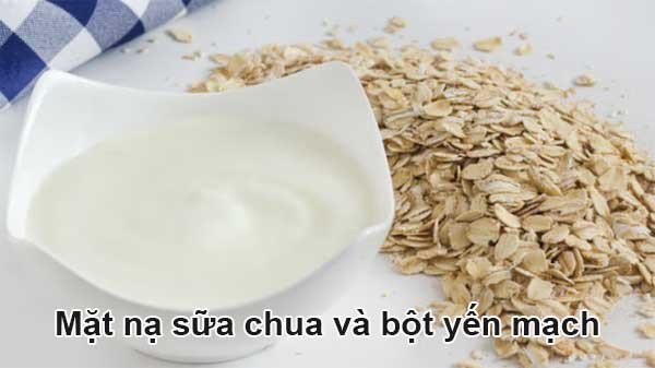 Kiểm soát dầu và giảm mụn cùng mặt nạ sữa chua yến mạch