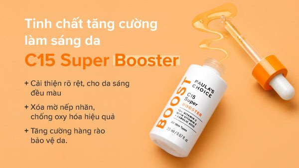 Lọ serum Vitamin C 15% tinh khiết đặc trị làm sáng da và chống lão hóa
