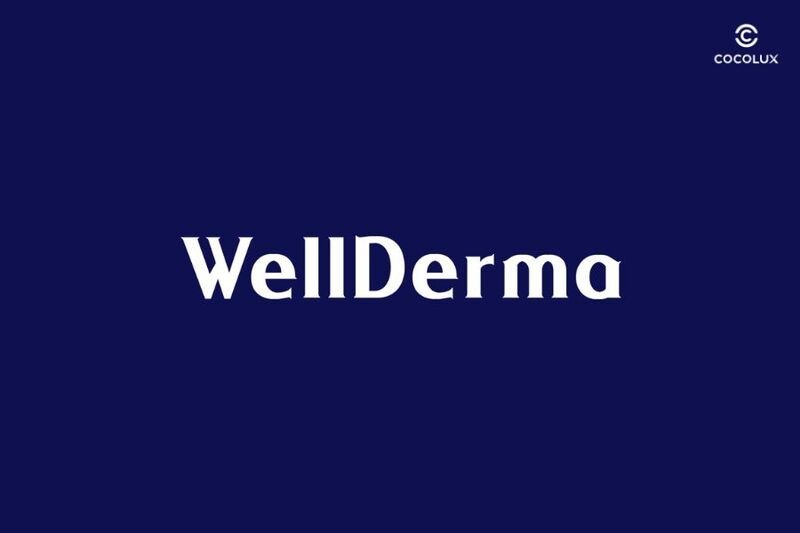Logo thương hiệu Wellderma, biểu tượng của các sản phẩm chăm sóc da và làm đẹp từ Hàn Quốc.