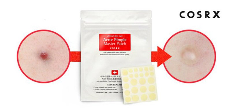 Miếng dán mụn Cosrx đỏ hỗ trợ gom cồi mụn hiệu quả
