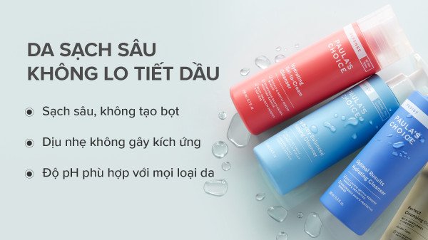 Một dãy các loại sữa rửa mặt khác nhau được sắp xếp gọn gàng trên kệ, tượng trưng cho sự lựa chọn đa dạng phù offer cho nhu cầu cá nhân