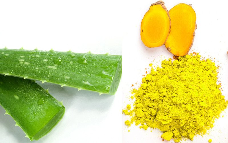 Nha đam kết hợp với nghệ có tác dụng hỗ trợ làm sáng da