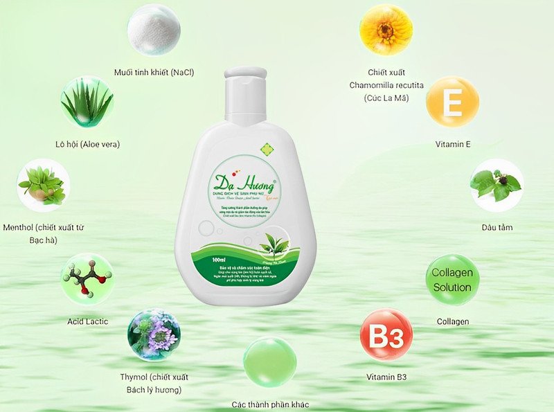 Phân tích thành phần chi tiết của dung dịch vệ sinh Dạ Hương đảm bảo an toàn cho người sử dụng