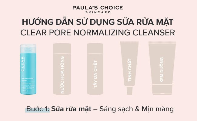 Quy trình sử dụng sữa rửa mặt BHA cho da dầu mụn hiệu quả