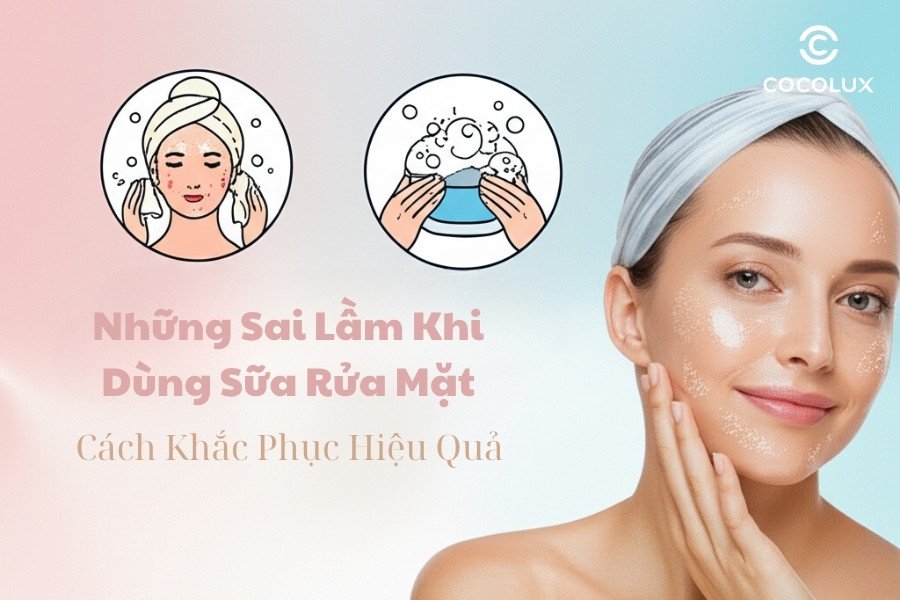 Rửa mặt đúng cách giúp làm sạch da và tránh sai lầm phổ biến