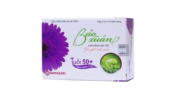 Sản phẩm Bảo Xuân 50+ giúp cân bằng nội tiết tố nữ ở tuổi mãn kinh
