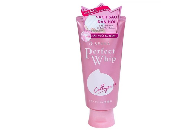 Sản phẩm Sữa rửa mặt Senka Perfect Whip Collagen chống lão hóa