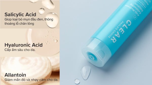 Sản phẩm tẩy tế bào chết hóa học cho da dầu mụn nam giới