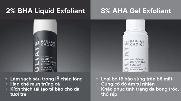 Sản phẩm tẩy tế bào chết hóa học cho da sau khi đắp mặt nạ