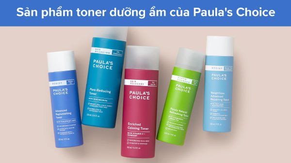 Sản phẩm toner dưỡng ẩm cho da khô khi ngồi máy lạnh