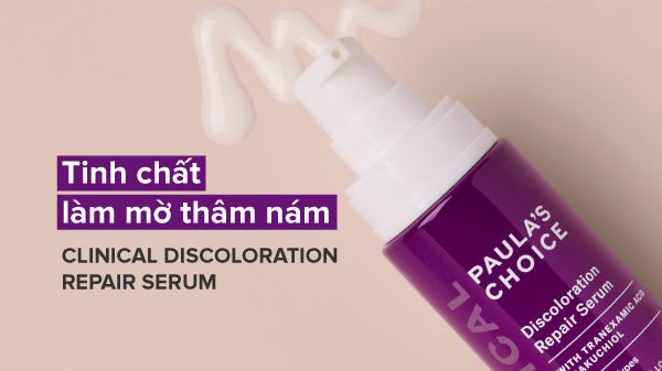 serum chứa Tranexamic Acid giảm thâm nám trên da mỏng yếu