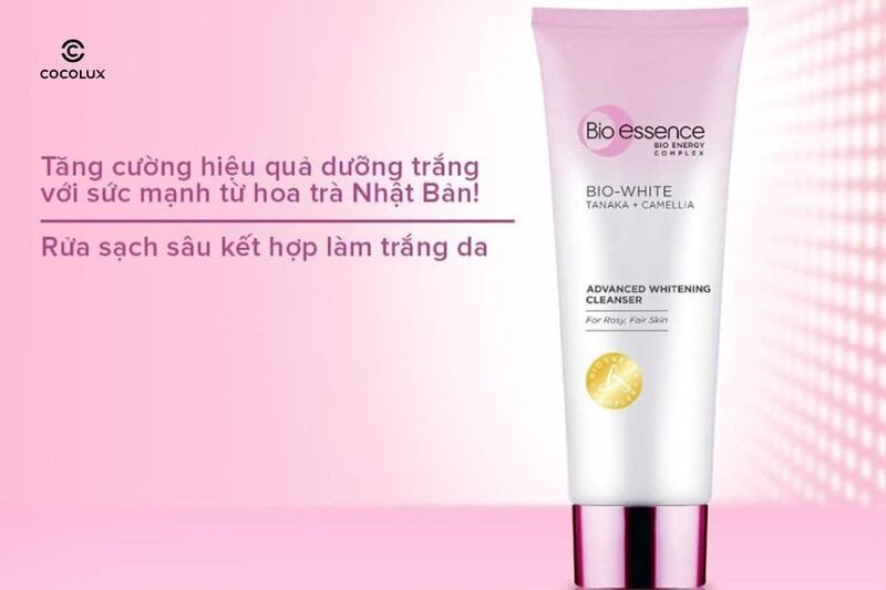 Sữa rửa mặt Bio Essence Bio-White Pro Whitening Cleanser Dưỡng Sáng Da với bao bì thanh lịch