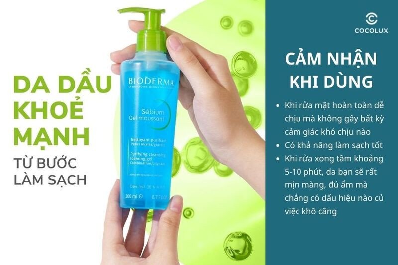 Sữa rửa mặt Bioderma Sebium Gel Moussant giúp da khỏe mạnh hơn mỗi ngày