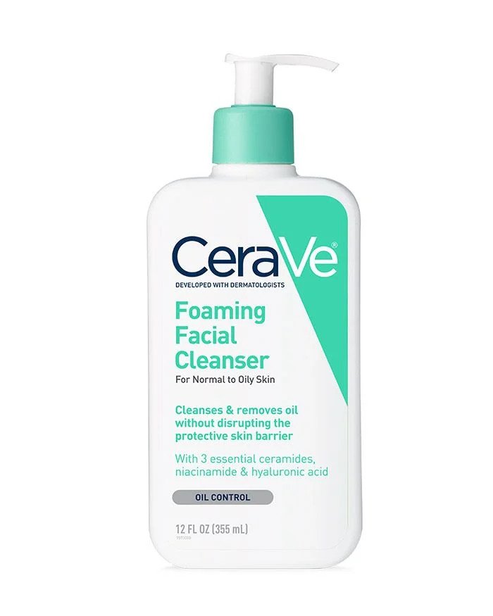 Sữa rửa mặt Cerave Foaming Facial Cleanser dành cho da dầu mụn