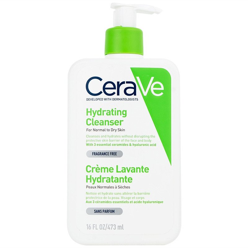 Sữa rửa mặt Cerave Hydrating Cleanser dưỡng ẩm sâu cho da khô nhạy cảm