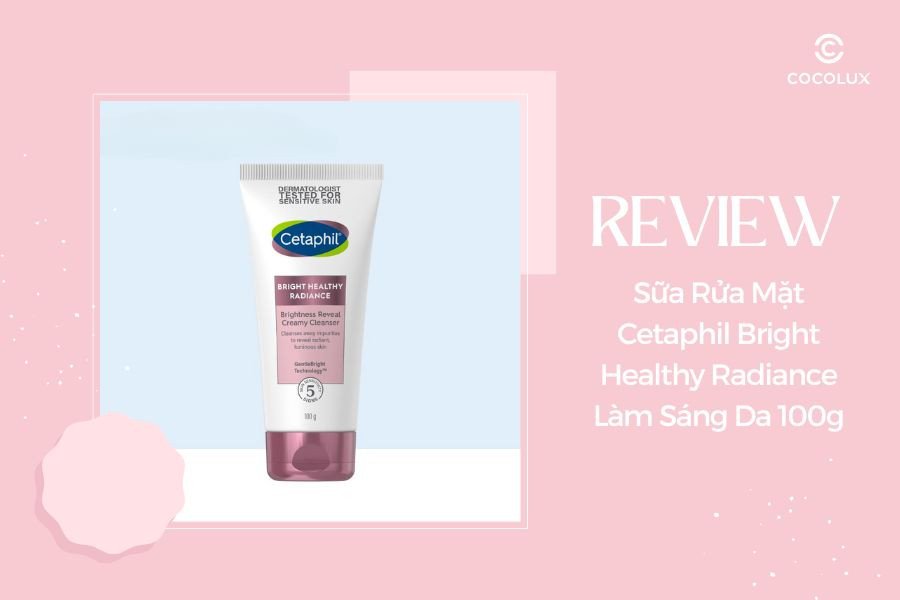 Sữa Rửa Mặt Cetaphil Bright Healthy Radiance Làm Sáng Da 100g giúp làm sạch sâu và đều màu da