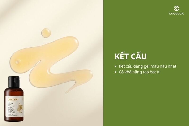Sữa rửa mặt có kết cấu dạng gel khi rửa mặt tạo cảm giác dễ chịu, thoải mái