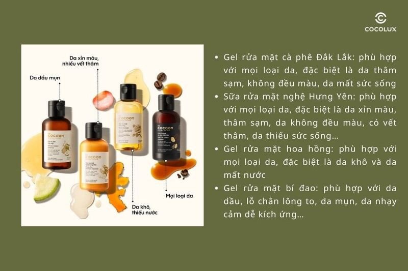 Sữa rửa mặt Cocoon được nhiều khách hàng yêu thích và tin tưởng lựa chọn để chăm sóc làn da an toàn, hiệu quả