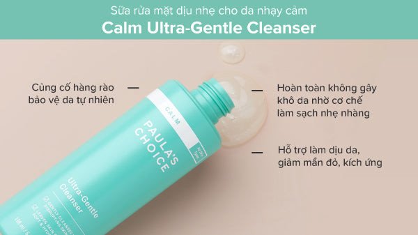 Sữa rửa mặt dịu nhẹ dành cho da nhạy cảm và dễ kích ứng