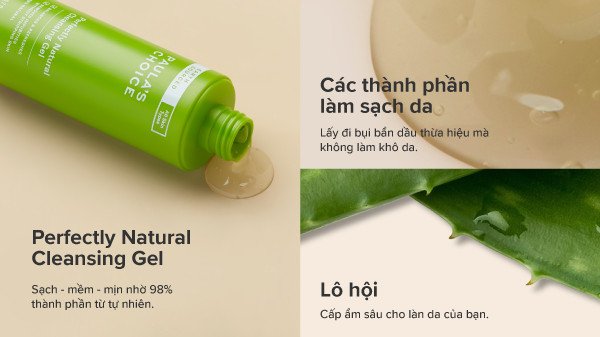 sữa rửa mặt dịu nhẹ với thành phần thiên nhiên, lựa chọn an toàn cho làn da nhạy cảm và mẹ bầu
