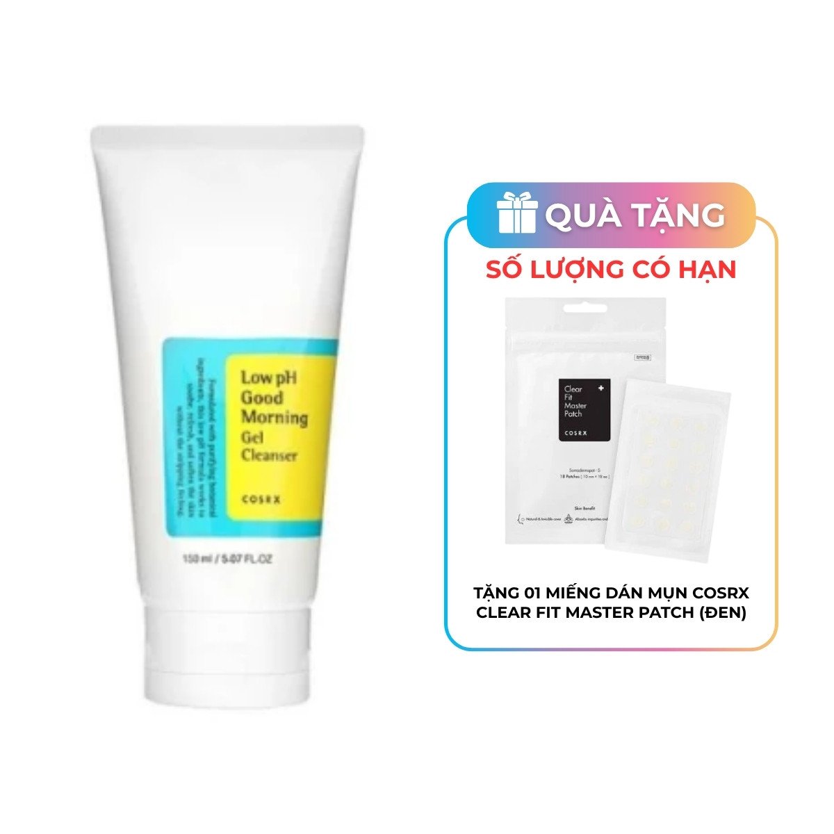 Sữa rửa mặt gel không bọt Cosrx Low pH giữ ẩm cân bằng da