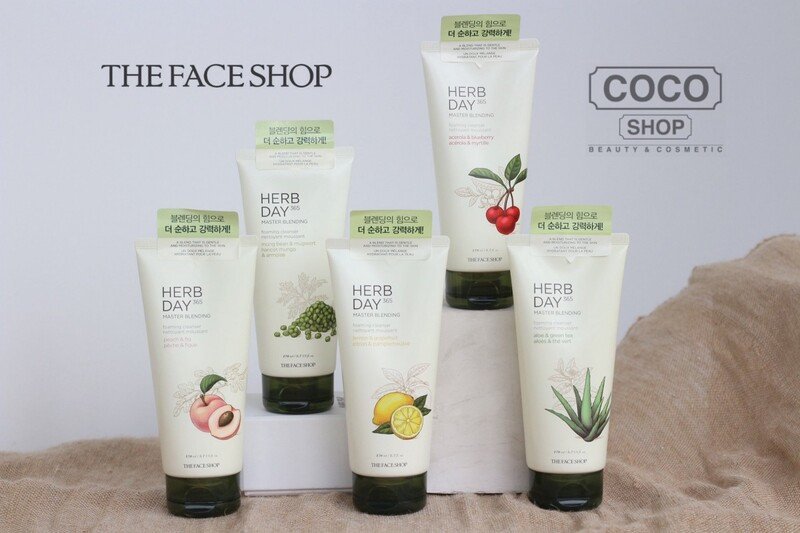 Sữa rửa mặt Herb Day 365 The Face Shop tổng quan